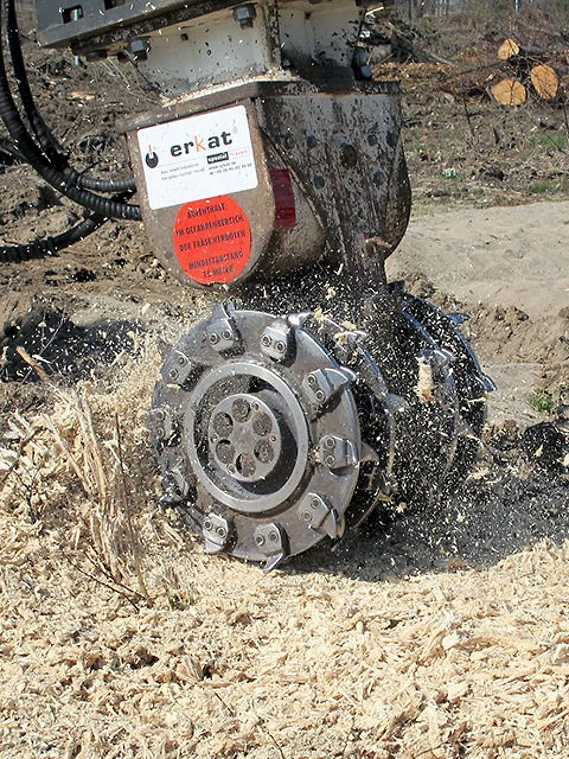 Головка - измельчитель пней (Erkat / Atlas Copco)