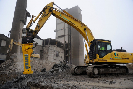 Гидромолот Atlas Copco HB4100 на демонтаже