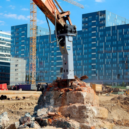 Гидромолот EC150 на экскаватору Hitachi